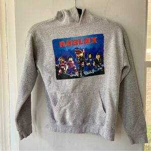 SAAD Collection Gray Roblox Hoodie